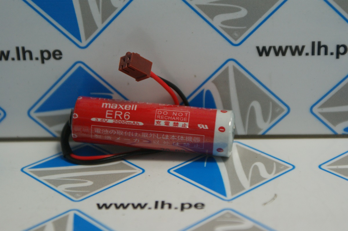 ER6           Batería Lithium 3.6Volts, 2000mAh